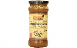 Kitchens Of India Spicy Tomato & Ginger Cooking Sauce Kashmiri Rogan Josh  Glass Jar  335 millilitre